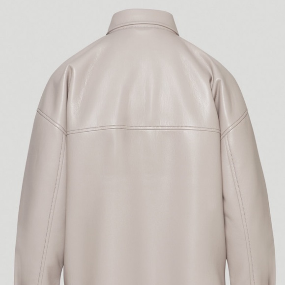 Aritzia Babaton Pelli Shirt Jacket (cream) - Picture 2 of 6